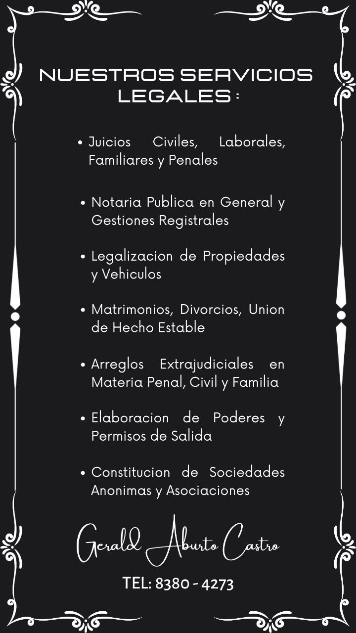 Lista de Servicios Generales